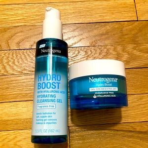 Unused Neutrogena Hydroboost wash and moisturizer